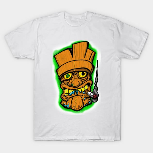 Tiki Hut Poobah T-Shirt by silentrob668